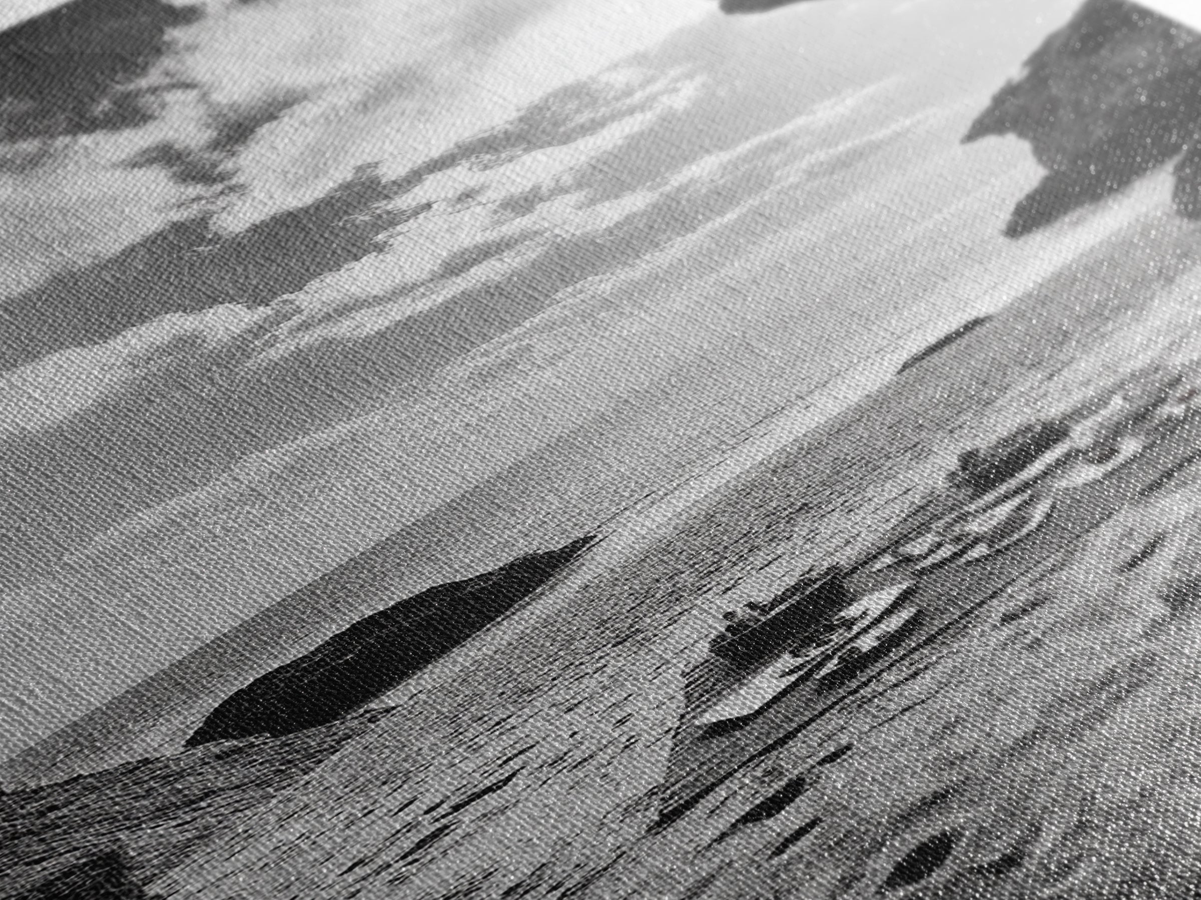 Beach Picnic, Seaside Cave, Ocean View, Framed Canvas Print, Minimalist Coastal Art, Dining Room Decor, Romantic Escape Vibes, Nautical Decor