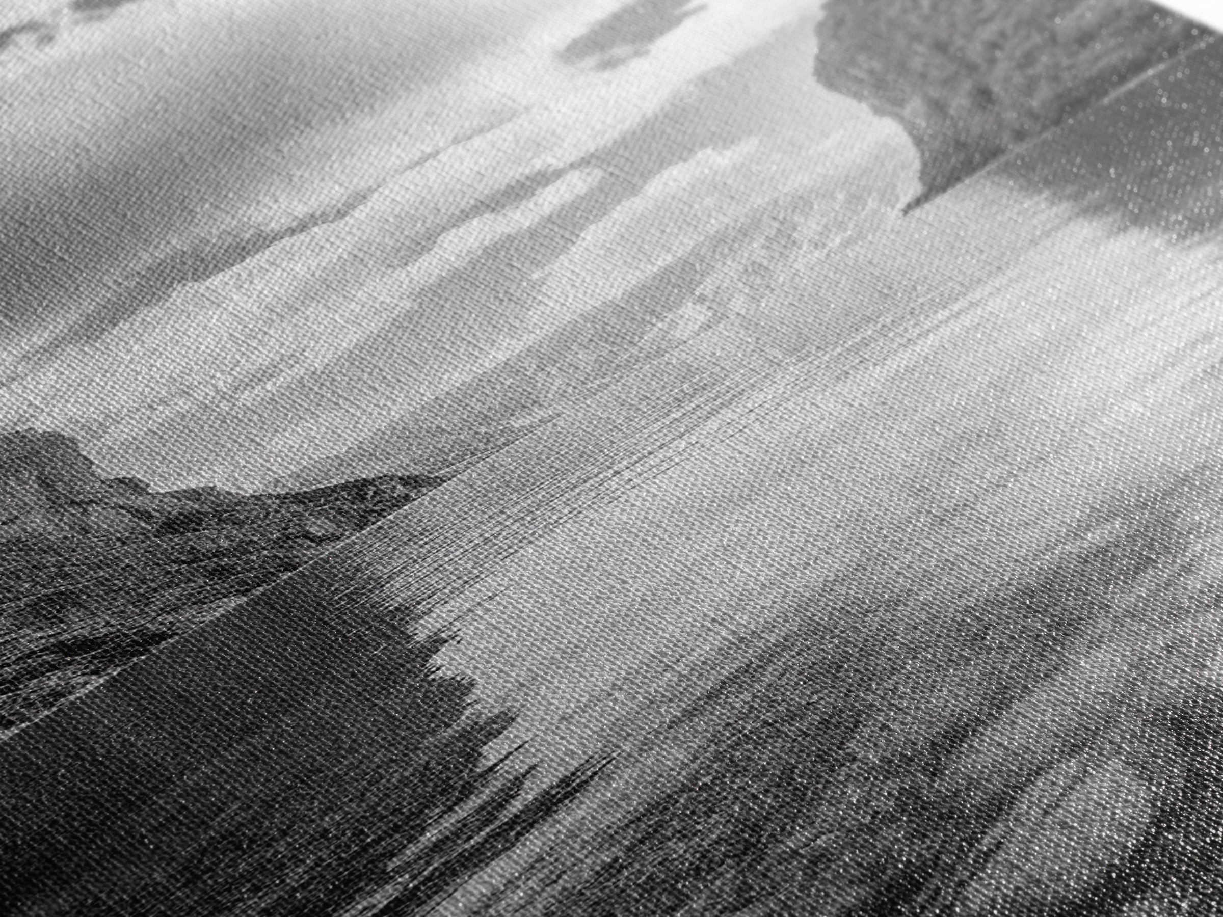 Canyon Lake, Majestic Water, Mountain Reflections, Nature Serenity, Minimalist Art, Canvas Print, Living Room Wall Art, Adventure Vibes