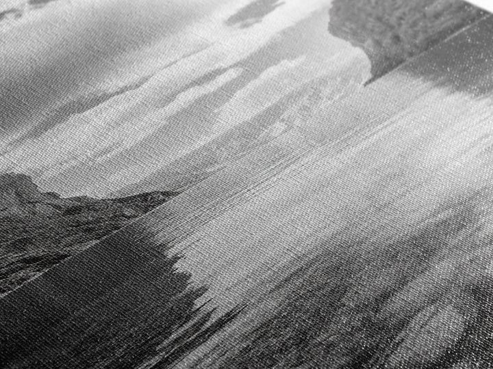 Canyon Lake, Majestic Water, Mountain Reflections, Nature Serenity, Minimalist Art, Canvas Print, Living Room Wall Art, Adventure Vibes