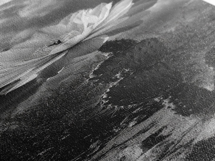 Desert Flower, Cactus Bloom, Southwest Charm, Bold Nature Art, Framed Canvas Print, Kitchen Wall Art, Boho Western Home Decor