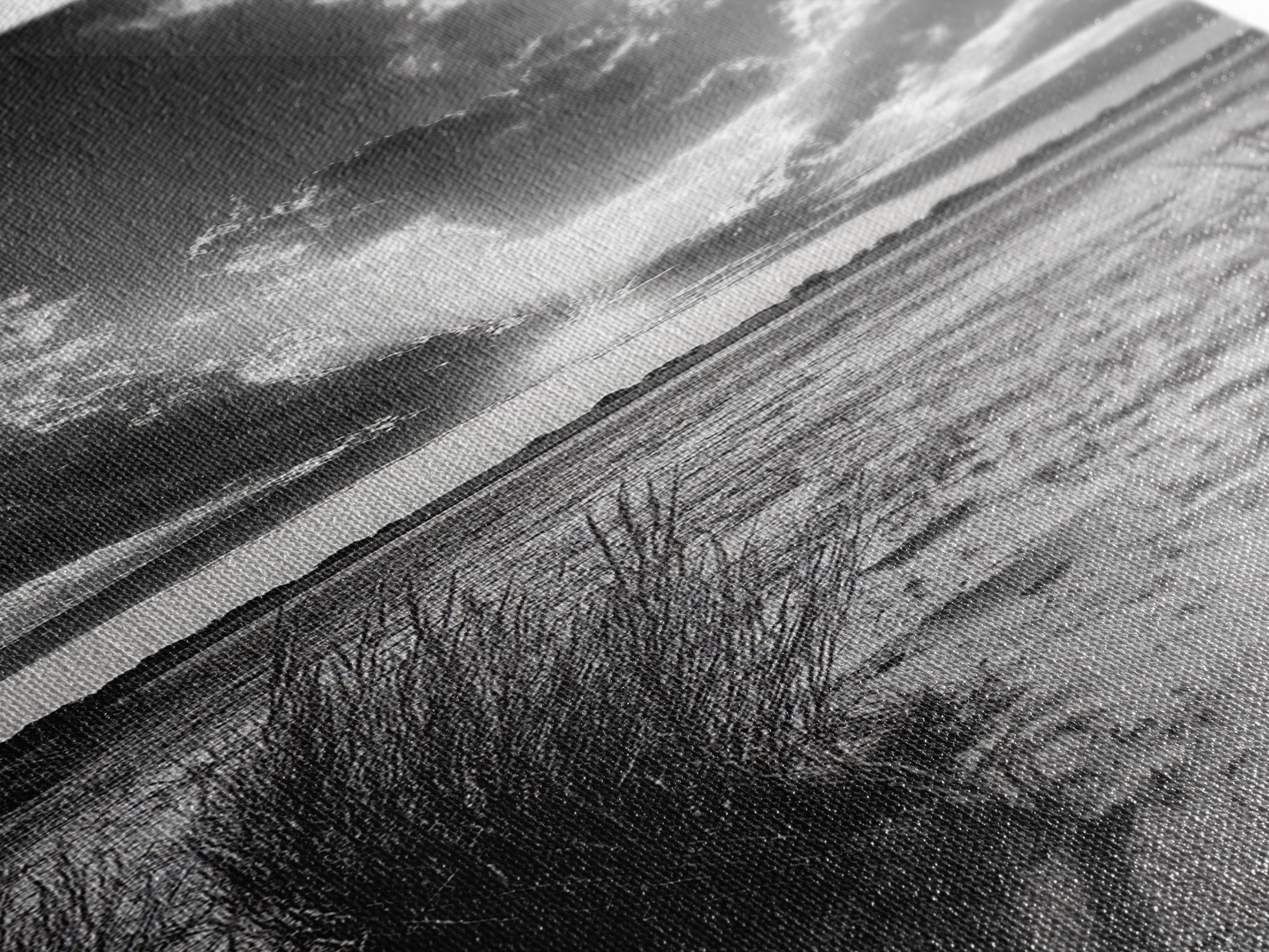 Desert Light Rays, Nature Sunset Art, Dramatic Sky Wall Decor, Canvas Print, Minimalist Desert Landscape, Living Room Wall Art