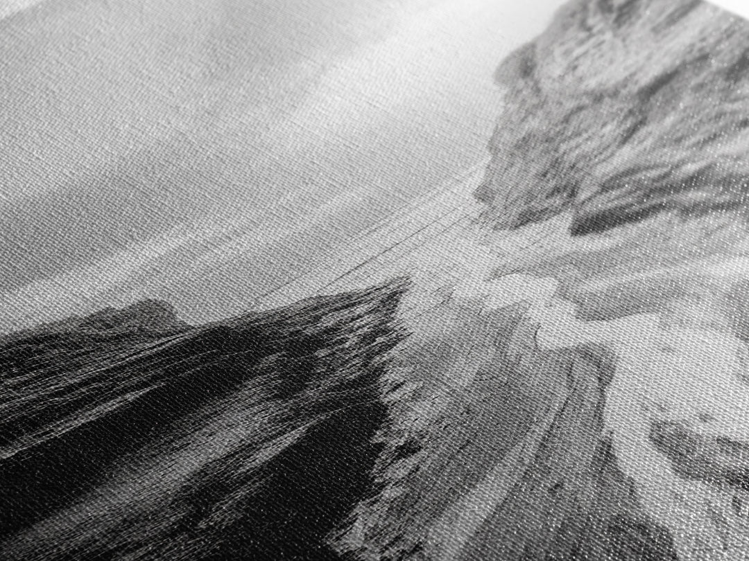 Canyon Stream Path, Ocean Rock Passage Art, Nature Landscape Photography, Canvas Print, Bathroom Wall Decor, Modern Coastal Art