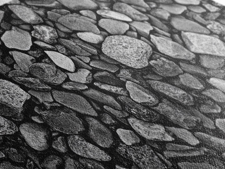 Natural Stone Texture, Dark Rock Pattern, Earthy Wall Background, Canvas Print, Office Wall Art, Modern Industrial Style, Minimalist Style