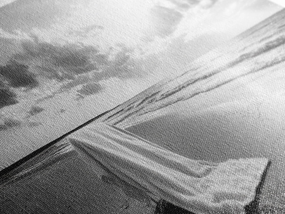 Beach Towel, Serene Shoreline, Peaceful Coastal Scene, Framed Canvas Print, Spa Bathroom Decor, Minimalist Beach Photography