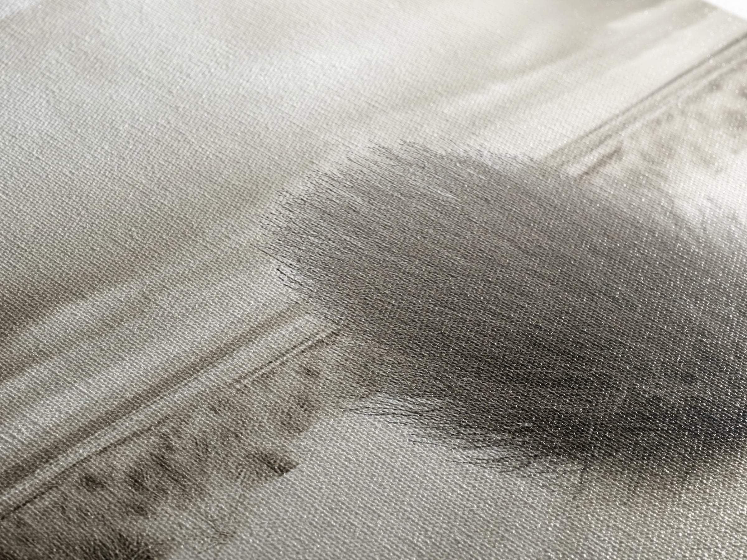 Desert Bush, Minimal Landscape, Dune Scene, Sand Calm, Framed Canvas Print, Boho Bedroom Art, Neutral Wall Decor, Minimalist Style