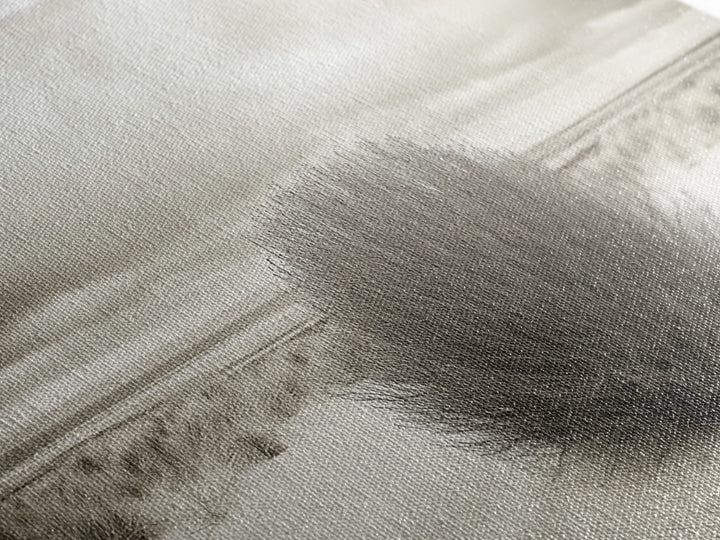 Desert Bush, Minimal Landscape, Dune Scene, Sand Calm, Framed Canvas Print, Boho Bedroom Art, Neutral Wall Decor, Minimalist Style