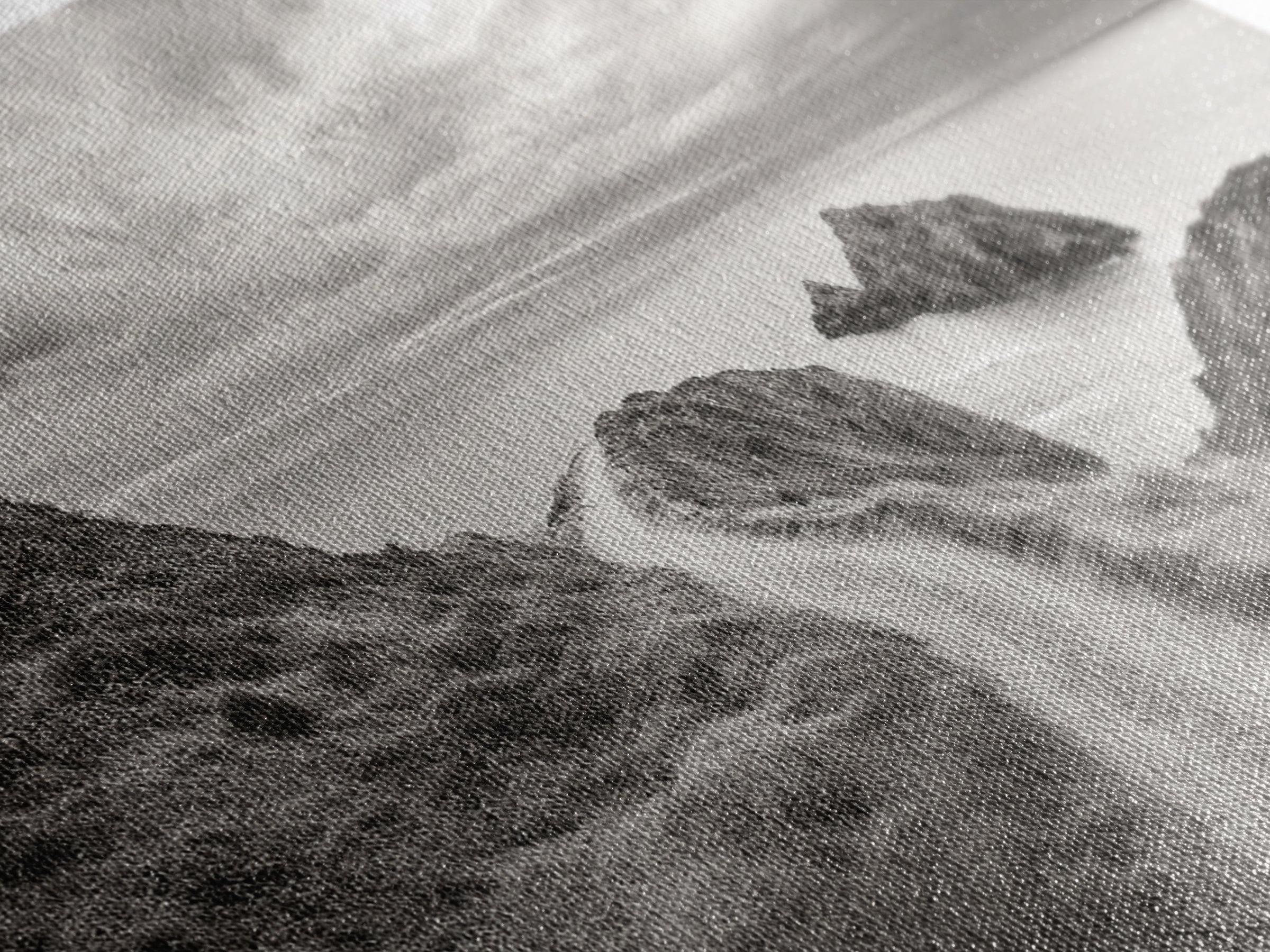 Coastal Cliff Path, Ocean View Trail, Windswept Grass Art, Seaside Wall Decor, Framed Canvas Print, Bedroom Art, Nature Lover Gift