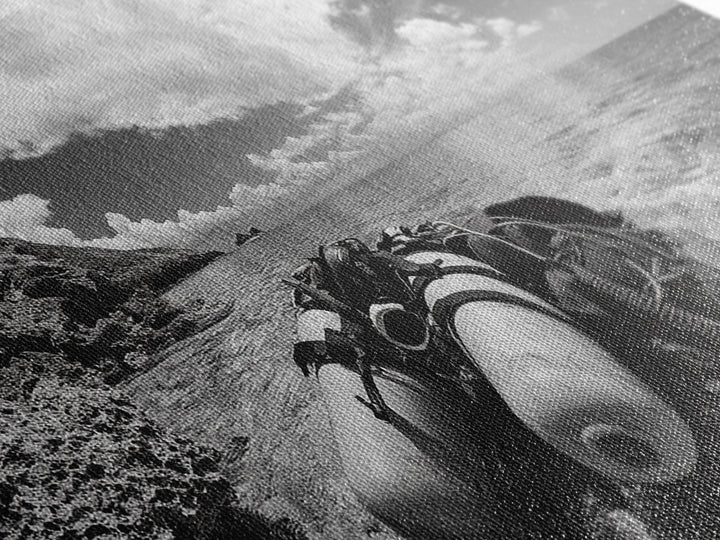 Dive Gear Shoreline, Ocean Exploration Scene, Black and White Adventure Art, Canvas Print, Nautical Decor, Man Cave Wall Art, Nautical Wall Art