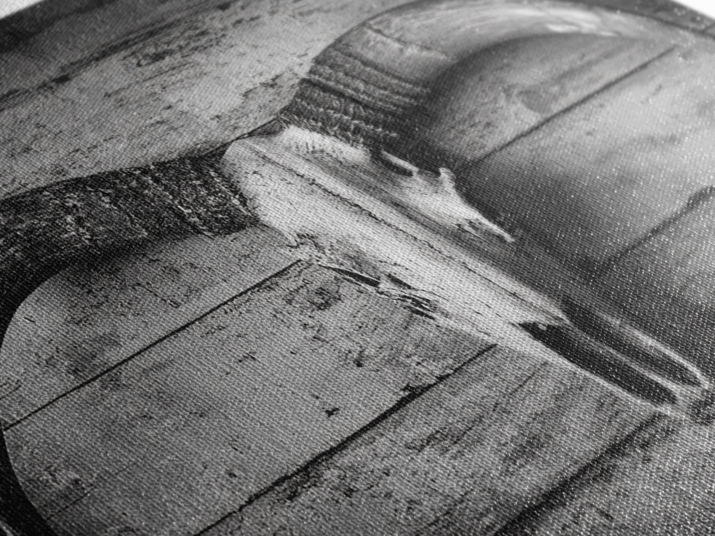 Bull Skull, Rustic Horns, Western Cabin Decor, Weathered Wood, Framed Canvas Print, Farmhouse Wall Art, Cowboy Office Decor, Rustic Wall Art