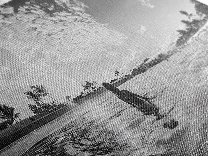 Beach Day, Ocean Kids, Sunny Horizon, Coastal Life, Framed Canvas Print, summer nursery wall art, cheerful beach print, family beach art