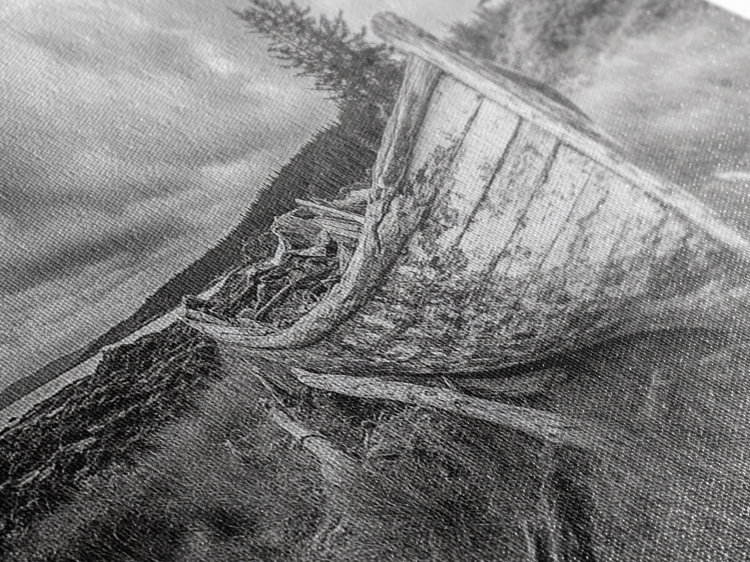 Abandoned Boat, Weathered Vessel, Coastal Forest, Framed Canvas Print, Farmhouse Wall Art, Rustic Cabin Decor, Autumn Vibe, Living Room Art