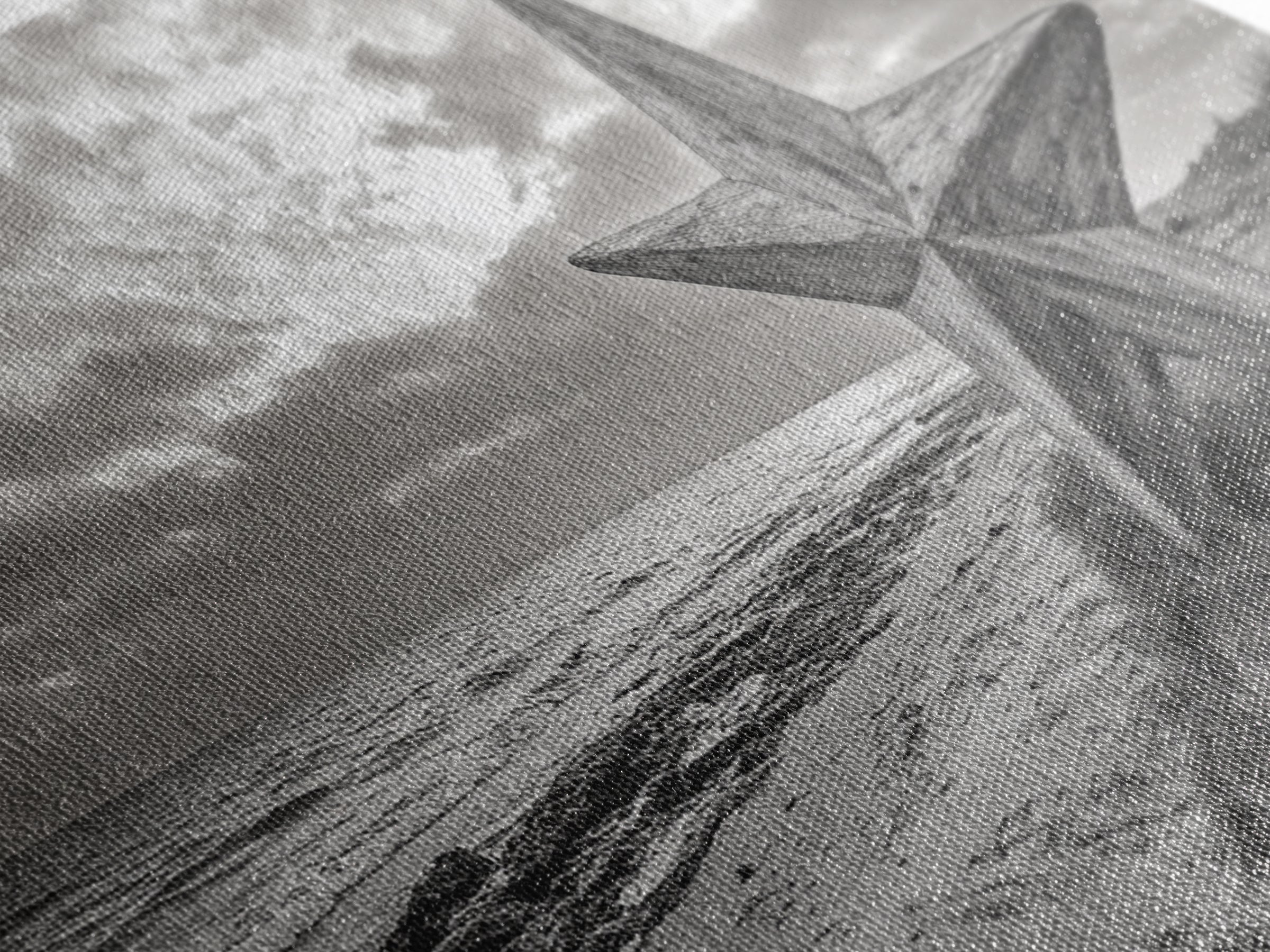 Beach Star, Weathered Wood, Coastal Symbol, Canvas Print, Rustic Seaside Wall Art, Fall Decor, Entryway Or Nautical Living Room Style