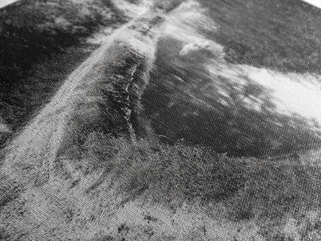 River Bend Trail, Peaceful Water Path, Tranquil Forest Landscape, Nature-Inspired Rustic Decor, Autumn Wall Art, Canvas Print