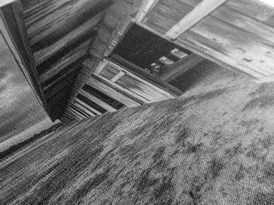 Rustic Barn, Weathered Wood, Country Charm, Canvas Print, Farmhouse Wall Art, Autumn Decor, Entryway Rustic Home Accent, Living Room Art