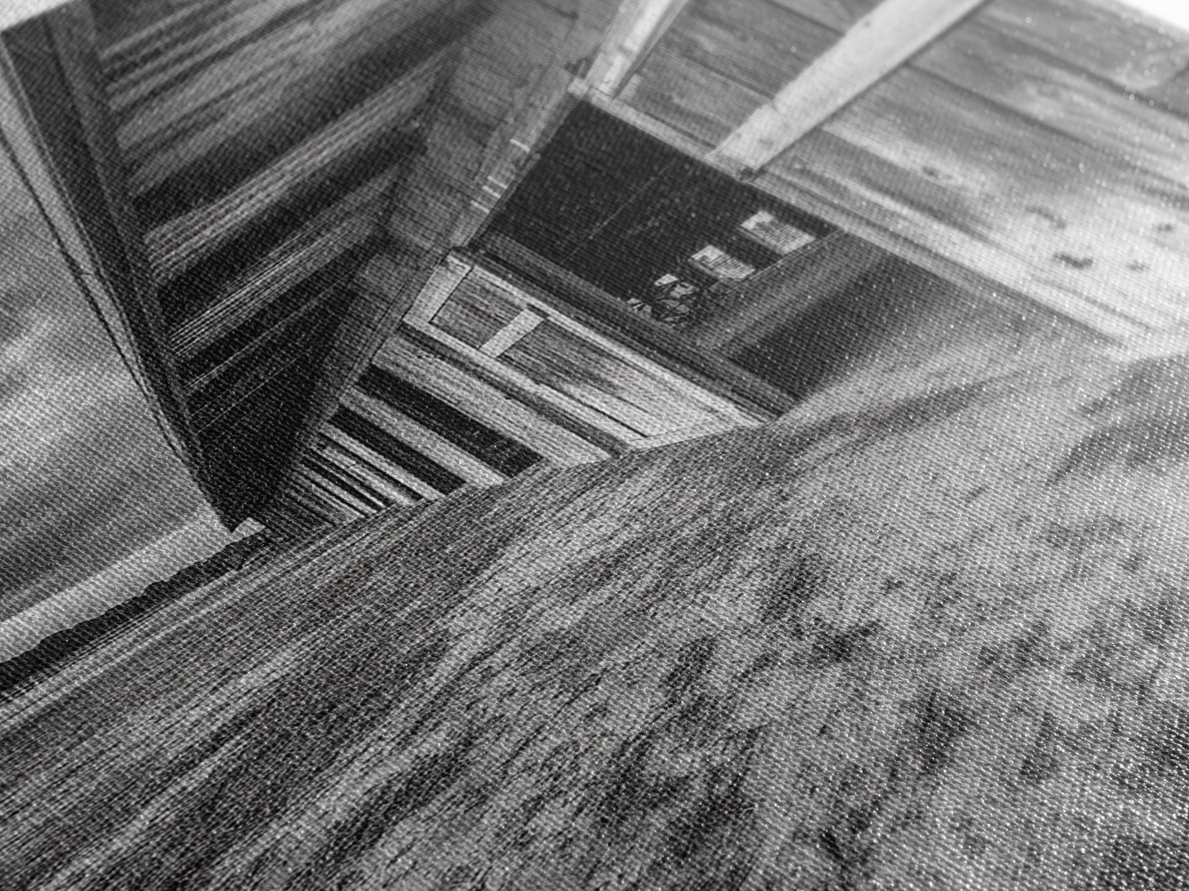 Rustic Barn, Weathered Wood, Country Charm, Canvas Print, Farmhouse Wall Art, Autumn Decor, Entryway Rustic Home Accent, Living Room Art