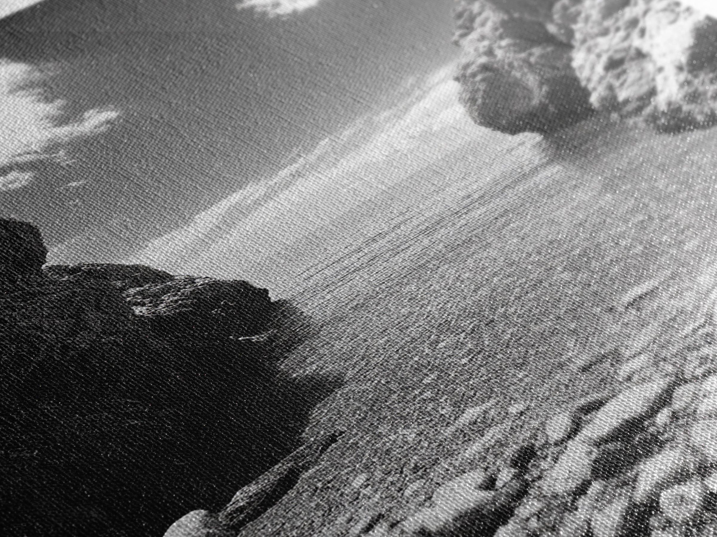 Rocky Cove, Serene Sea, Coastal Escape, Crystal Water, Canvas Print, bathroom ocean art, coastal minimalist decor, tranquil seascape gift