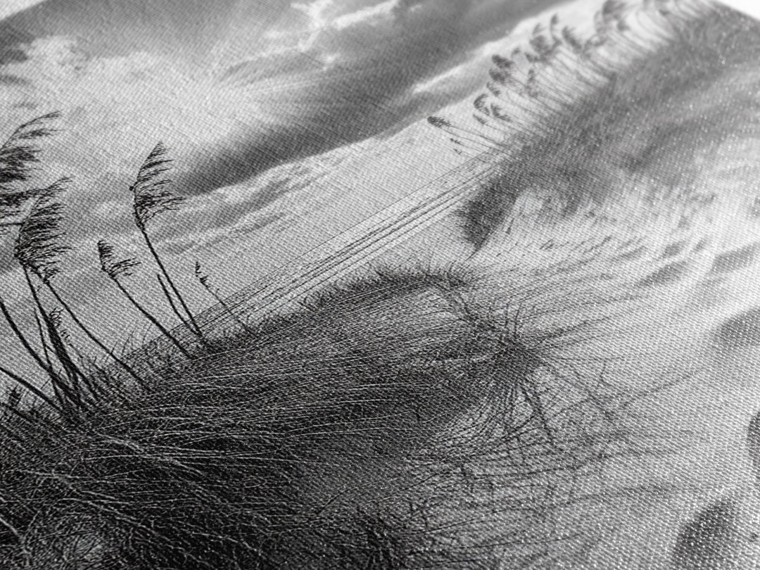 Beach Path, Seagrass Sunset, Radiant Sky, Coastal Light, Framed Canvas Print, coastal farmhouse decor, entryway art, sunshine beach scene