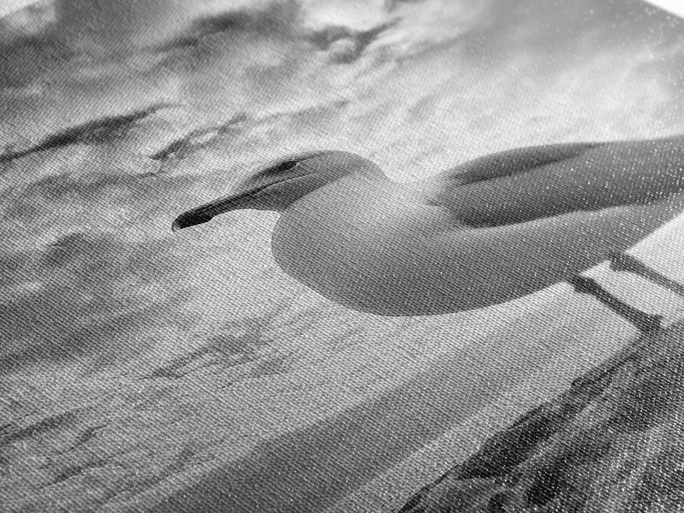 Coastal Seagull, Ocean Breeze, Serene Sky, Seaside Moment Framed Canvas Print, coastal decor, nautical bathroom wall art, nature photography