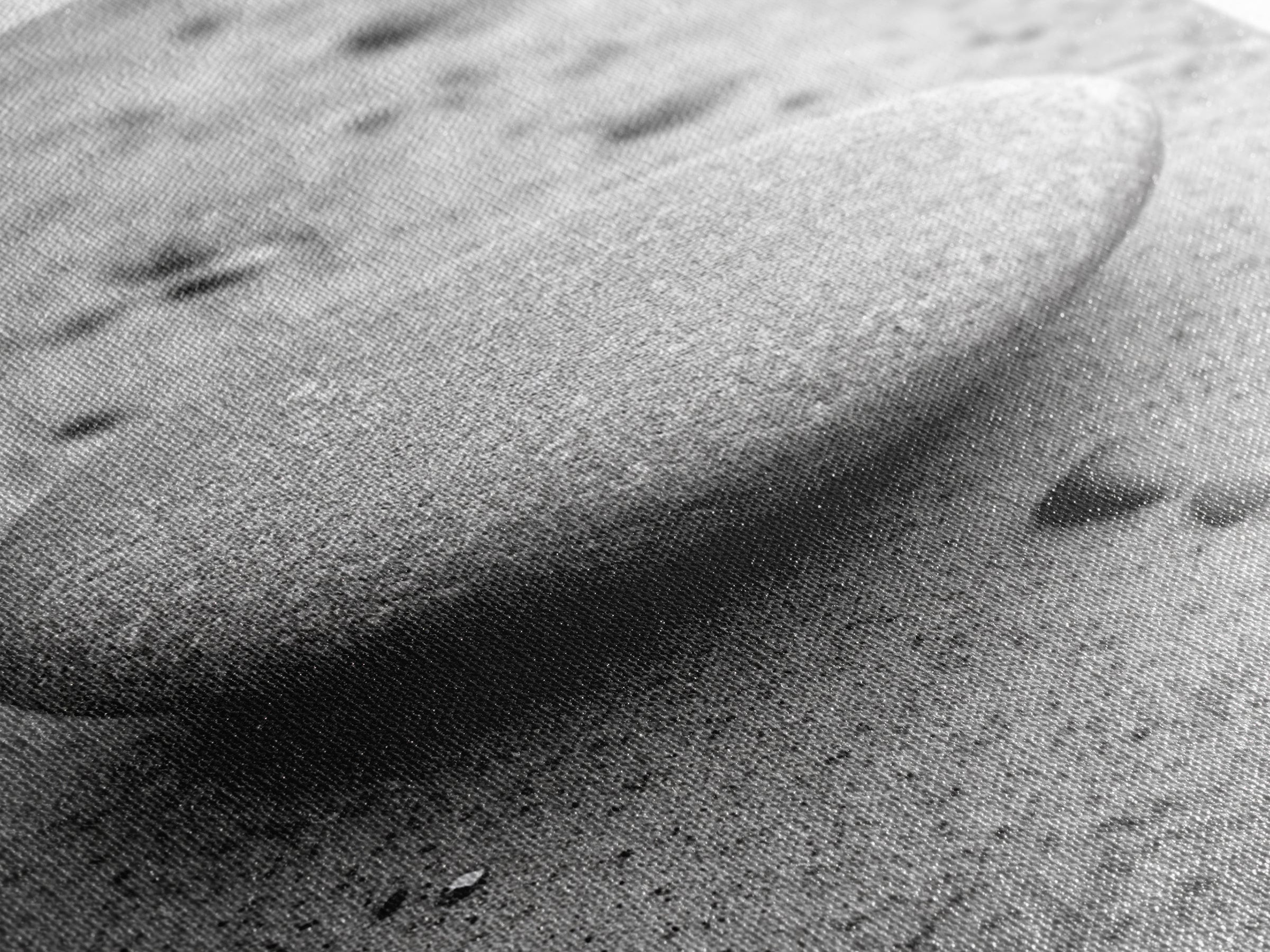 Smooth Beach Stone, Minimalist Sand Texture, Natural Balance, Canvas Print, Spa Room Wall Art, Calm Earthy Interior Style