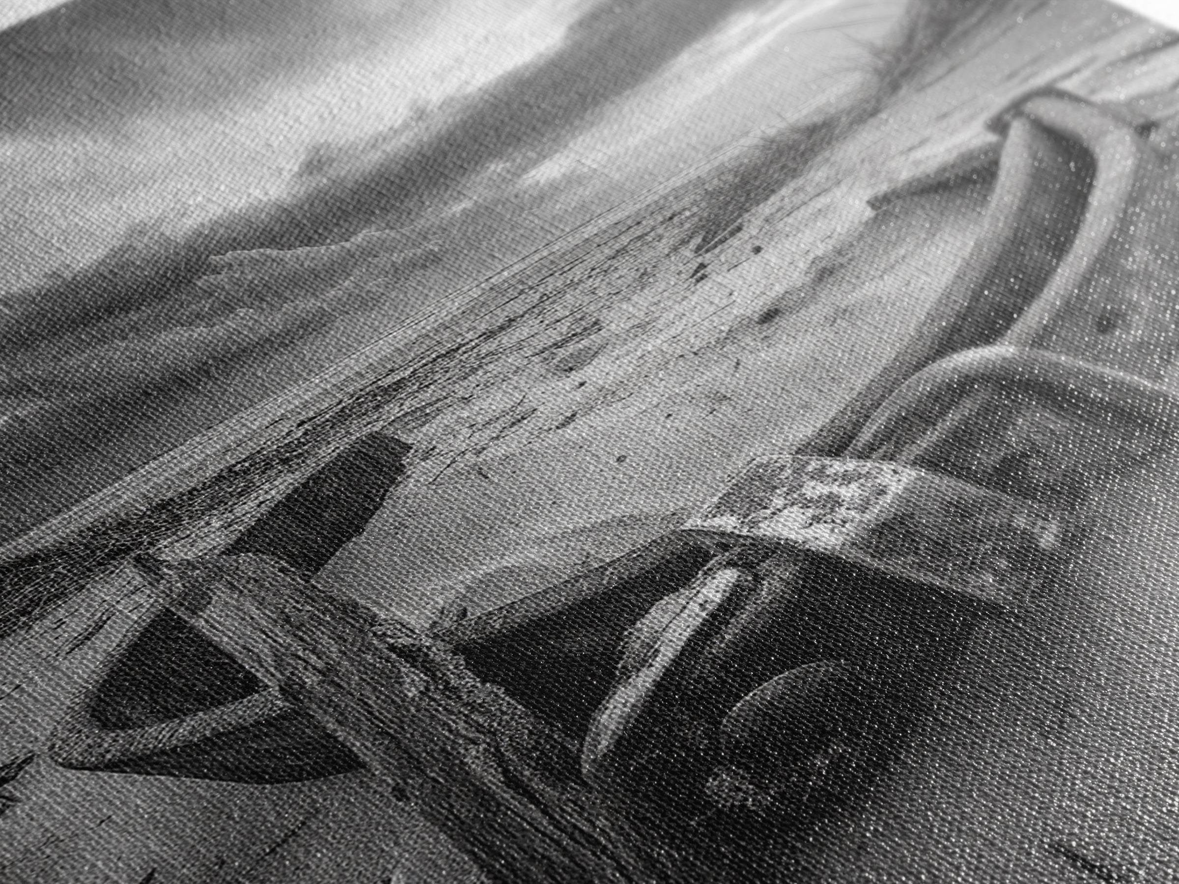 Coastal Relic, Rustic Sand Dunes, Weathered Wood, Canvas Print, Beach House Wall Art, Moody Ocean Decor, Fall Home Styling