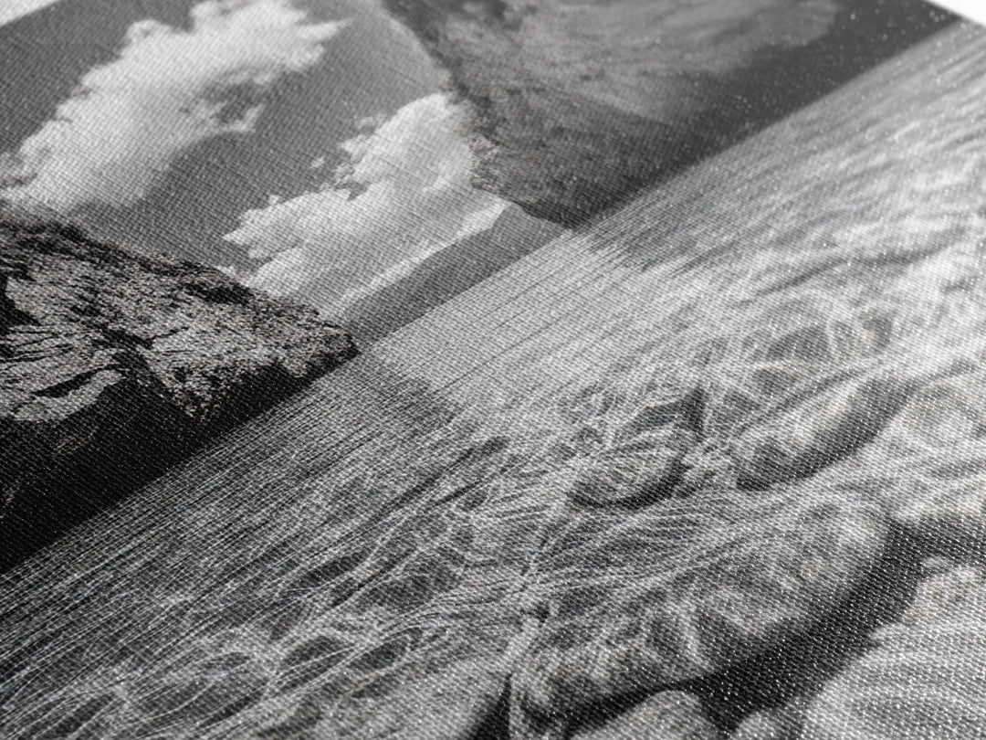 Clear Waterscape, Rocky Shoreline, Tropical Escape, Nature Photography, Framed Canvas Print, Beach House Coastal Wall Art