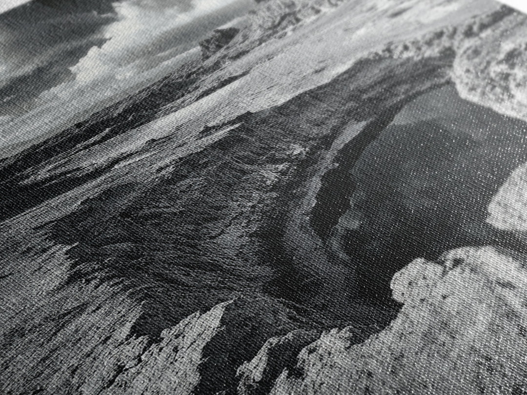 Desert Crater Scene, Surreal Landscape Art, Earth Tone Vibe, Minimalist Nature, Framed Canvas Print, Office Wall Decor, Modern Western Style