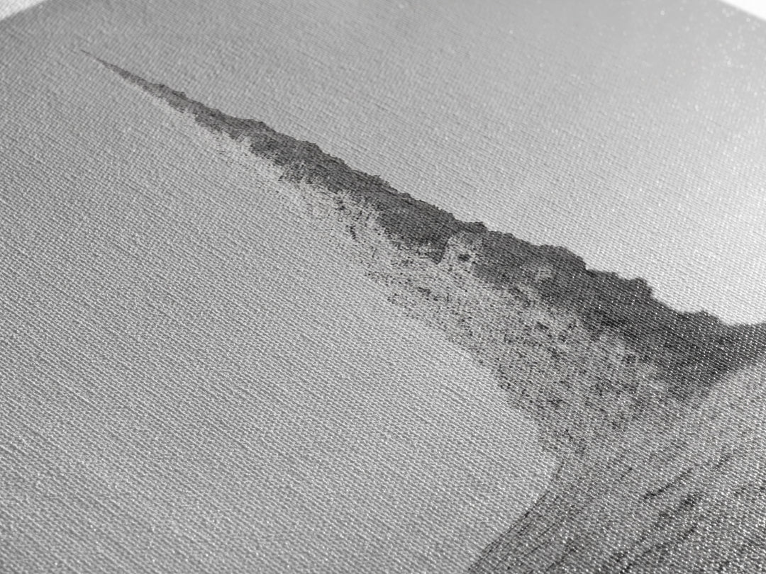 Rock Spire, Desert Sculpture, Abstract Form, Canvas Print, Surreal Landscape Art, Minimalist Wall Decor, Earthy Modern Home Accent