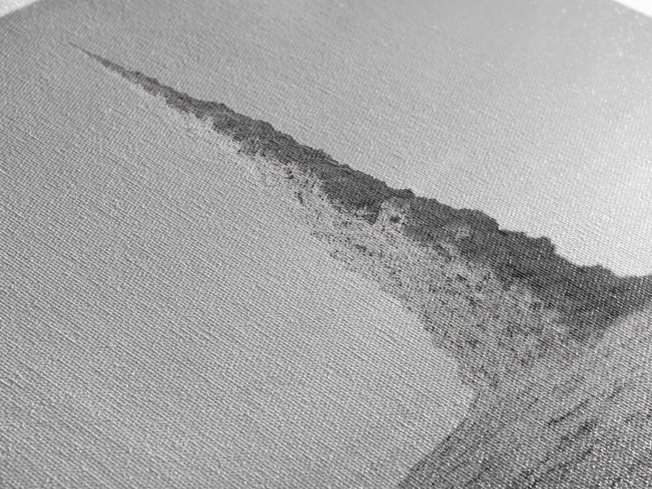 Rock Spire, Desert Sculpture, Abstract Form, Canvas Print, Surreal Landscape Art, Minimalist Wall Decor, Earthy Modern Home Accent