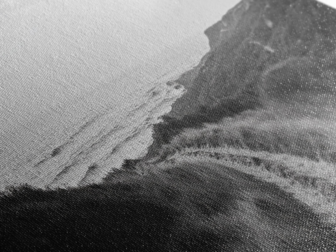 Coastal Path, Ocean Trail, Nature Journey, Canvas Print, Rustic Landscape Art, Entryway Wall Decor, Seaside Minimalist Photo