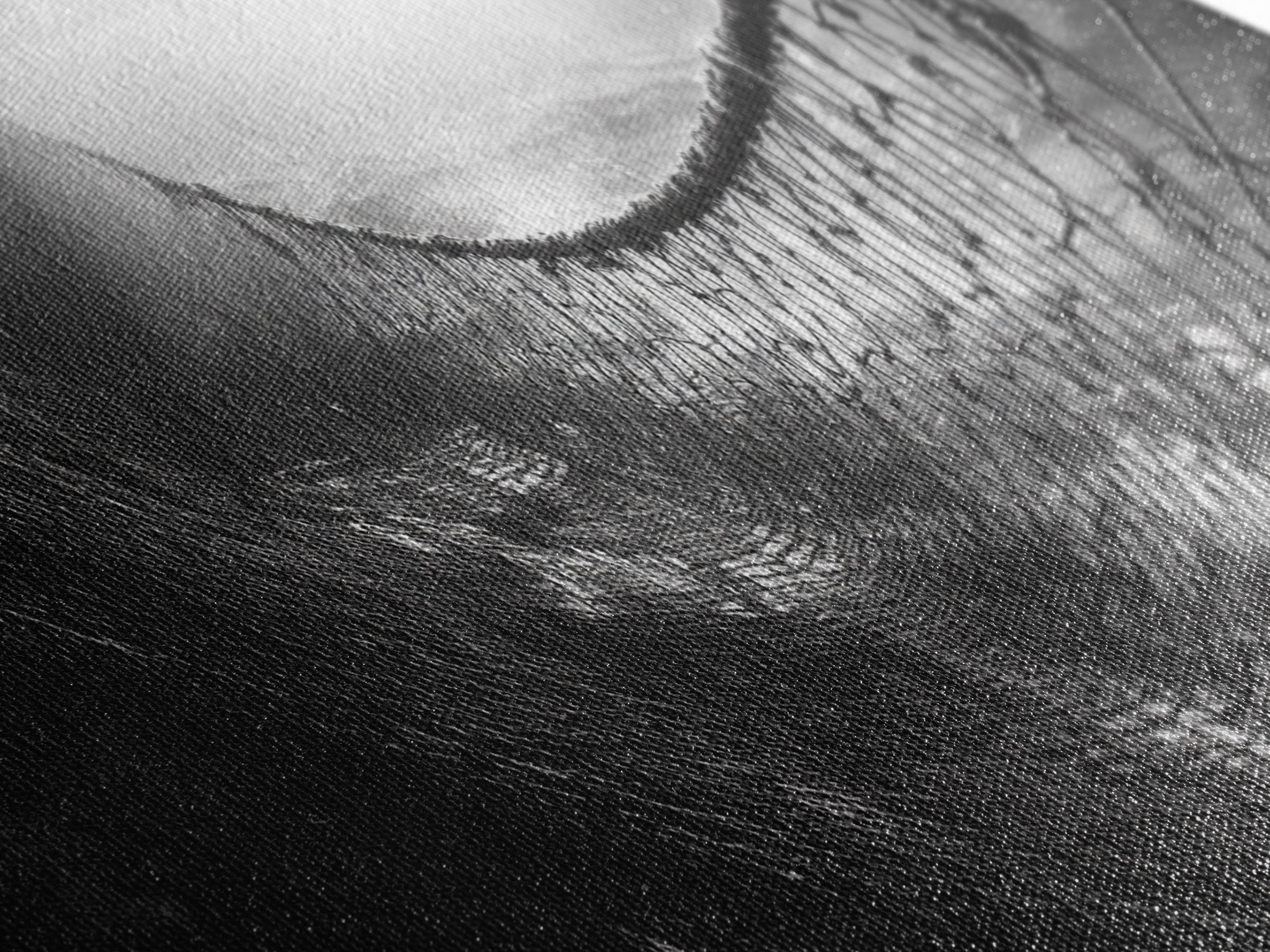 Deep Sea Net, Ocean Mood, Fisherman Style, Framed Canvas Print, Nautical Wall Art, Maritime Decor, Coastal Office Wall Art, Dark Ocean Print