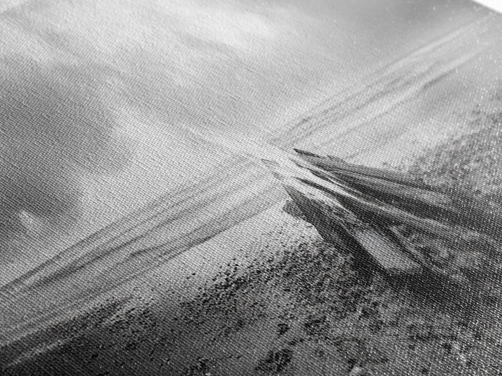 Beach Bonfire, Coastal Glow, Driftwood Fire, Ocean Calm, Framed Canvas Print, Fall Wall Art, Living Room Decor, Nature Photography Style