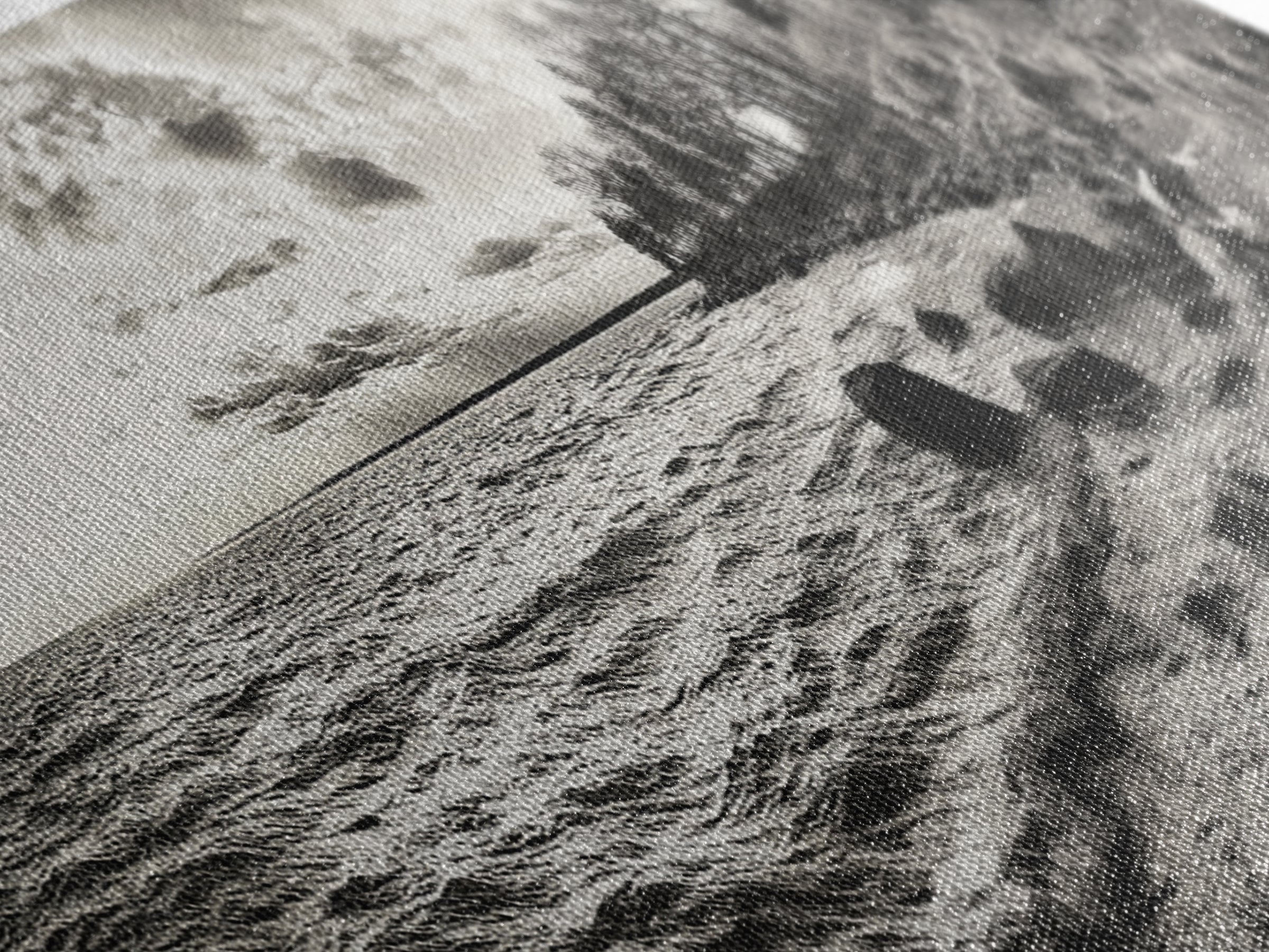 Coastal Shoreline, Autumn Landscape, Nature Photography, Framed Canvas Print, Rustic Decor, Lake House Art, Fall Wall Art, Neutral Tones