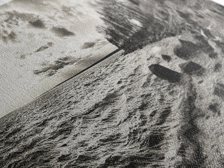 Coastal Shoreline, Autumn Landscape, Nature Photography, Framed Canvas Print, Rustic Decor, Lake House Art, Fall Wall Art, Neutral Tones