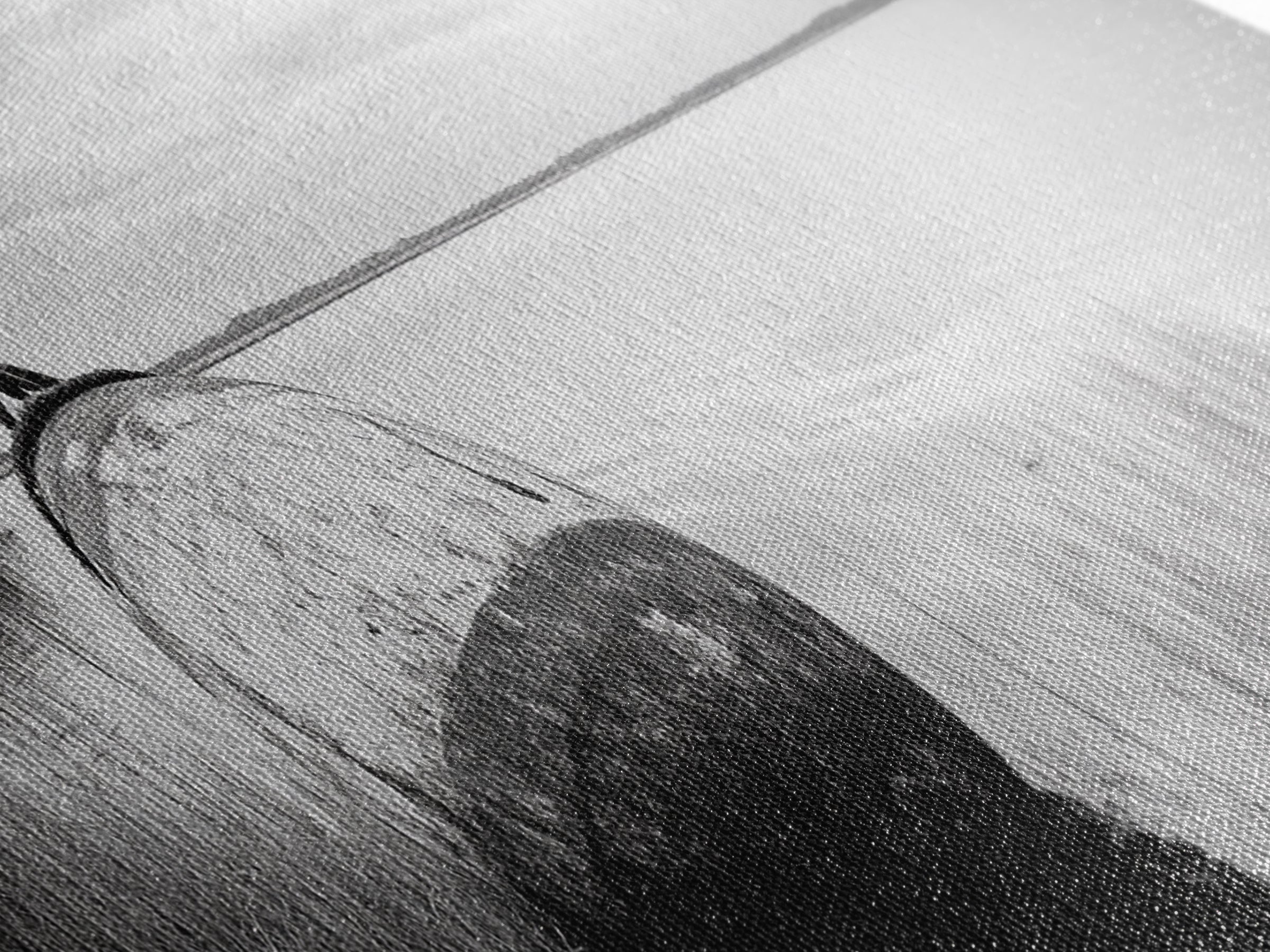 Coastal Buoy, Still Waters, Nautical Calm, Framed Canvas Print, Lakeside Bathroom Art, Maritime Style, Rustic Ocean Decor