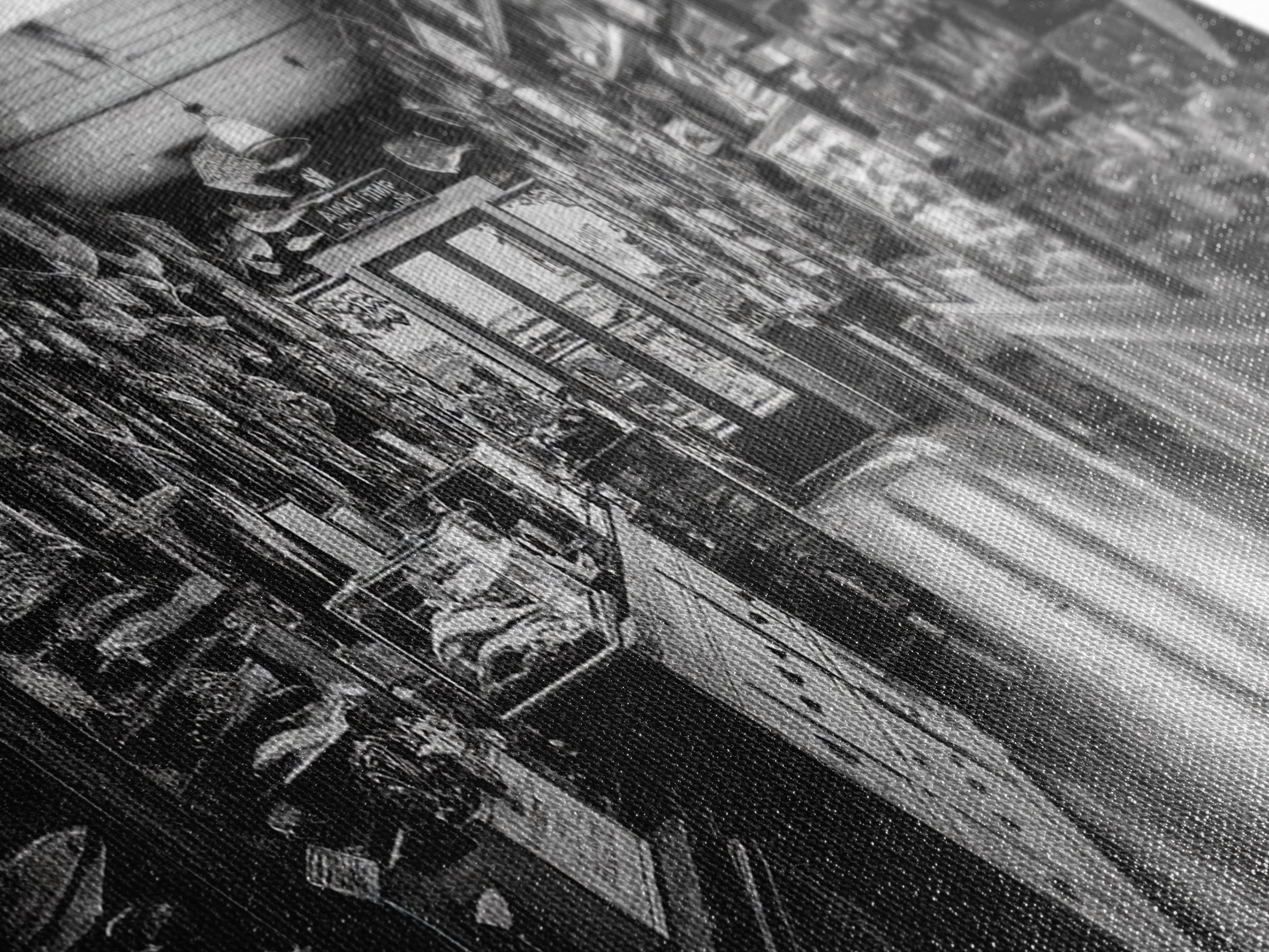 Vintage Shop, Curio Store, Rustic Nostalgia, Framed Canvas Print, Eclectic Wall Art, Bar Decor, Moody Retro Interior Accent