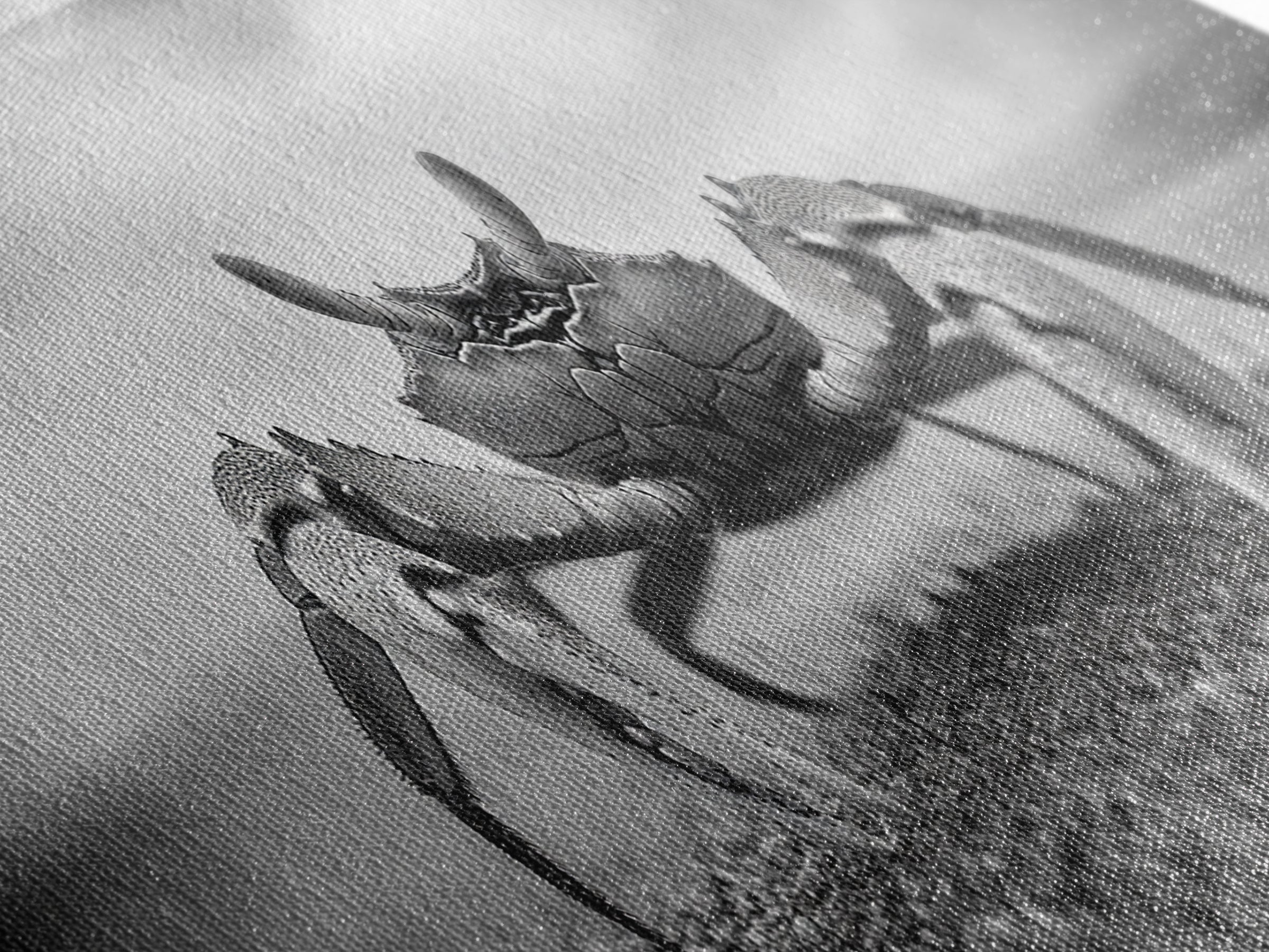 Closeup Crab, Coastal Creature, Dramatic Sand, Framed Canvas Print, Beach Wall Art, Nautical Bathroom Decor, Ocean Nature Photo