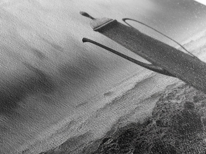 Coastal Teapot Still, Nautical Decor, Ocean Photography, Minimalist Kitchen Art, Canvas Print, Monochrome Style, Beach House Art