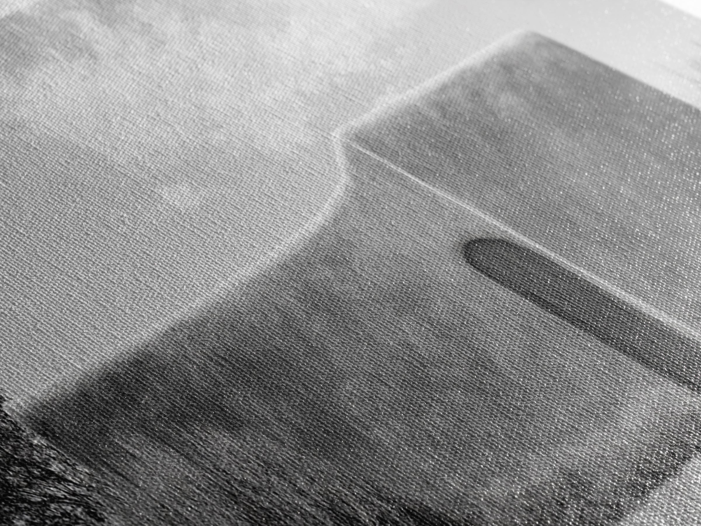 Desert Adobe, Minimal Wall, Architecture Photography, Black and White Art, Framed Canvas Print, Southwestern Decor, Entryway Wall Art