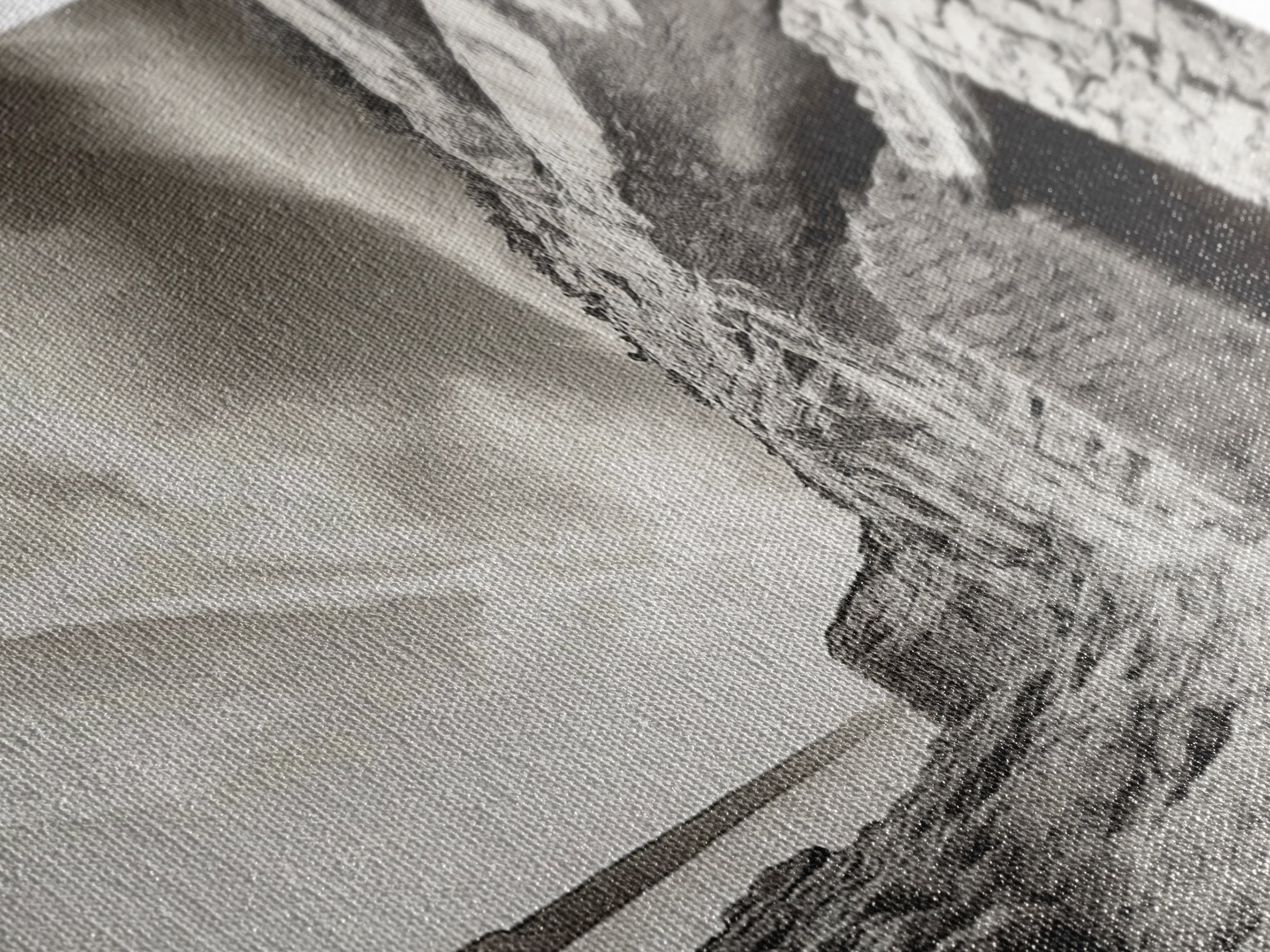 Ancient Cliff Dwelling, Desert Horizon, Southwest Landscape, Canvas Print, Neutral Earth Tones, Rustic Decor, Entryway Wall Art, Western Vibes