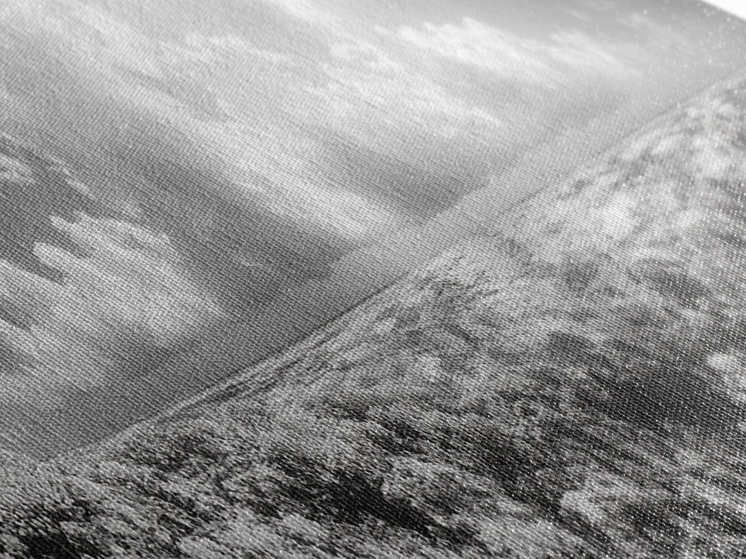 Coral Reef, Ocean Horizon, Cloudscape, Canvas Print, Underwater Nature Photography, Bathroom Wall Art, Marine Coastal Decor