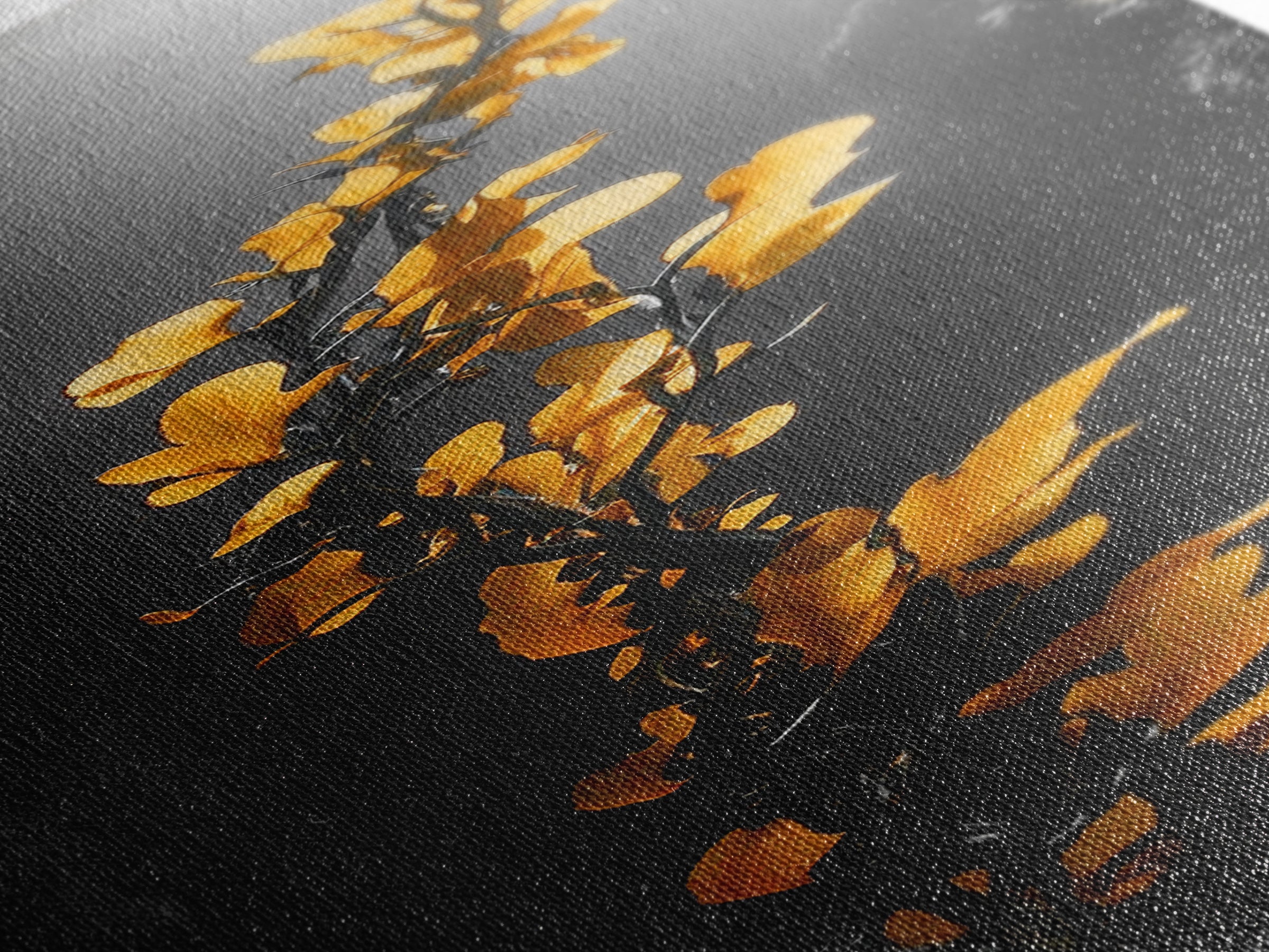 Ocean Kelp Art, Golden Seaweed, Deep Sea Beauty, Underwater Light, Canvas Print, Bathroom Wall Art, Nautical Decor, Moody Coastal Style