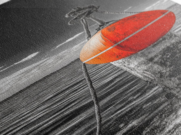 Buoy on Water, Nautical Vibe, Harbor View, Bold Coastal Art, Canvas Print, Beach House Decor, Bathroom Wall Art