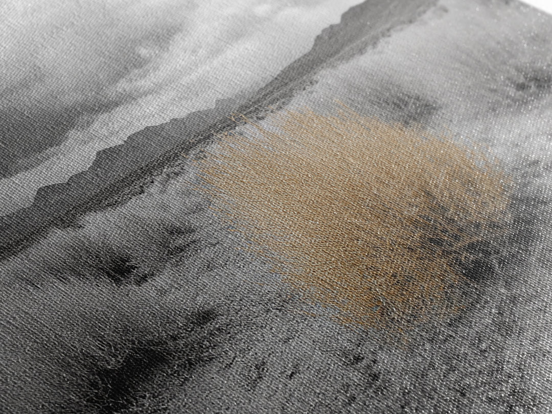 Desert Scene, Tumbleweed Beauty, Arid Landscape, Western Mood, Framed Canvas Print, Neutral Art, Entryway Wall Art, Rustic Home Style