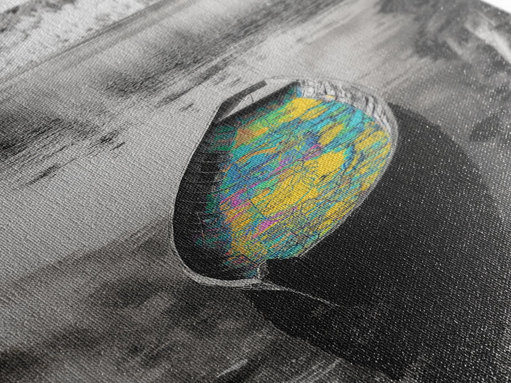 Rowboat Map Interior, Lake Reflections, Artistic Travel Theme, Canvas Print, Cabin Wall Art, Unique Lake House Decor, Explorer Style