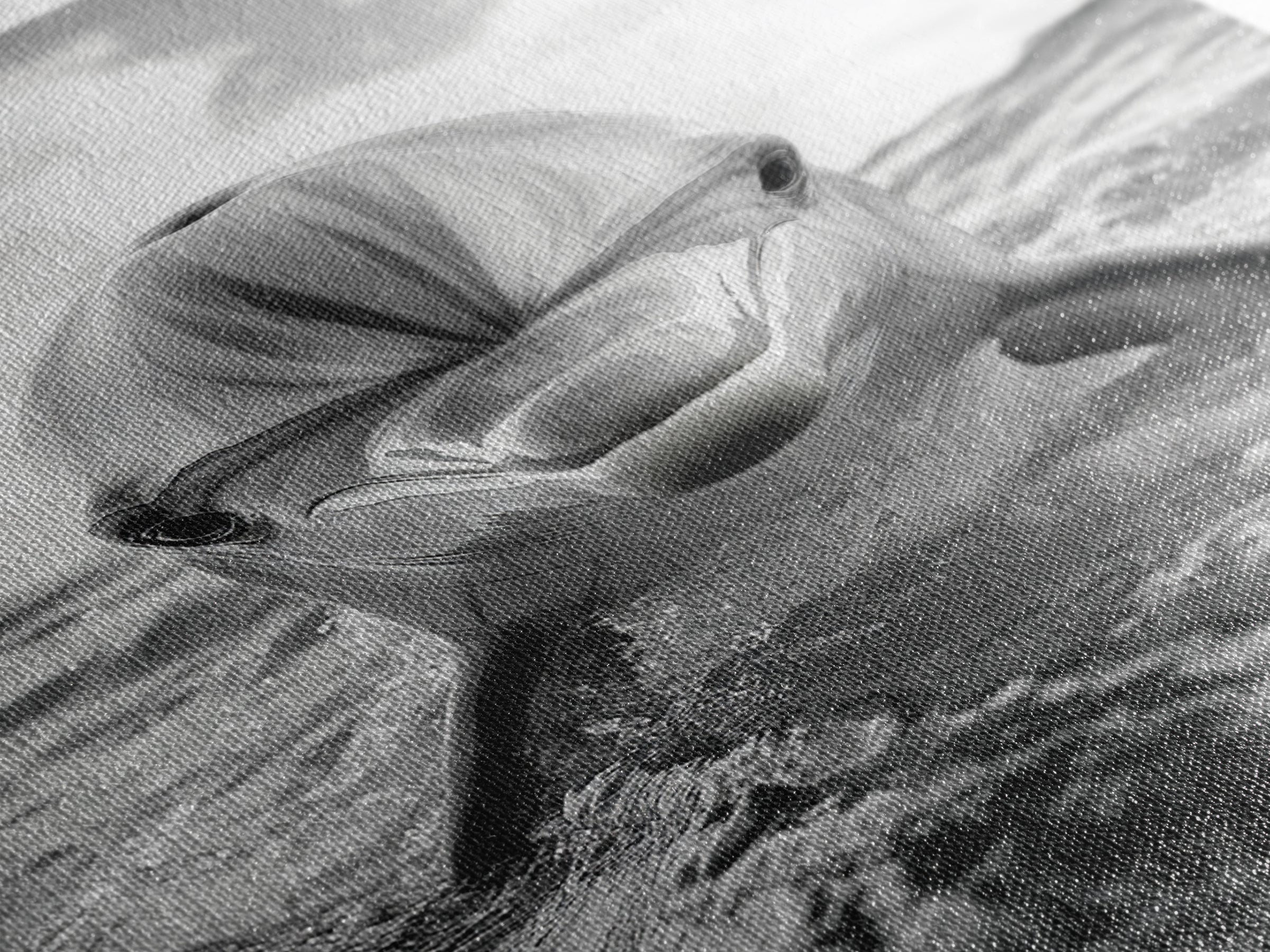 Dolphin Splash, Ocean Encounter, Monochrome Wildlife, Canvas Print, Coastal Wall Art, Bathroom Decor, Marine Animal Photography