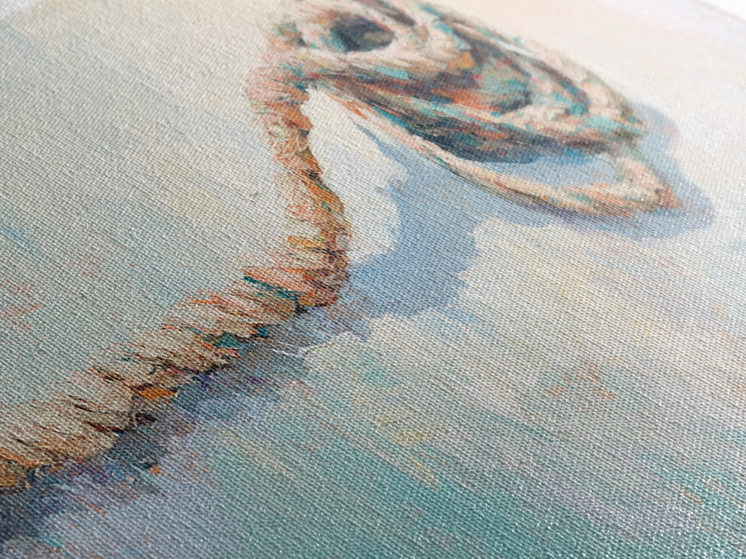 Coiled Rope And Knot Still Life Canvas Print, Nautical Wall Art, Coastal Wall Decor, Rustic Beach House Decor, Gift For Him