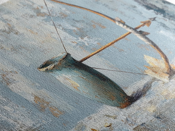 Rustic Bow And Arrow Still Life Wall Art, Archery Decor, Southwestern Wall Decor, Hunting Gift For Him, Masculine Office Decor