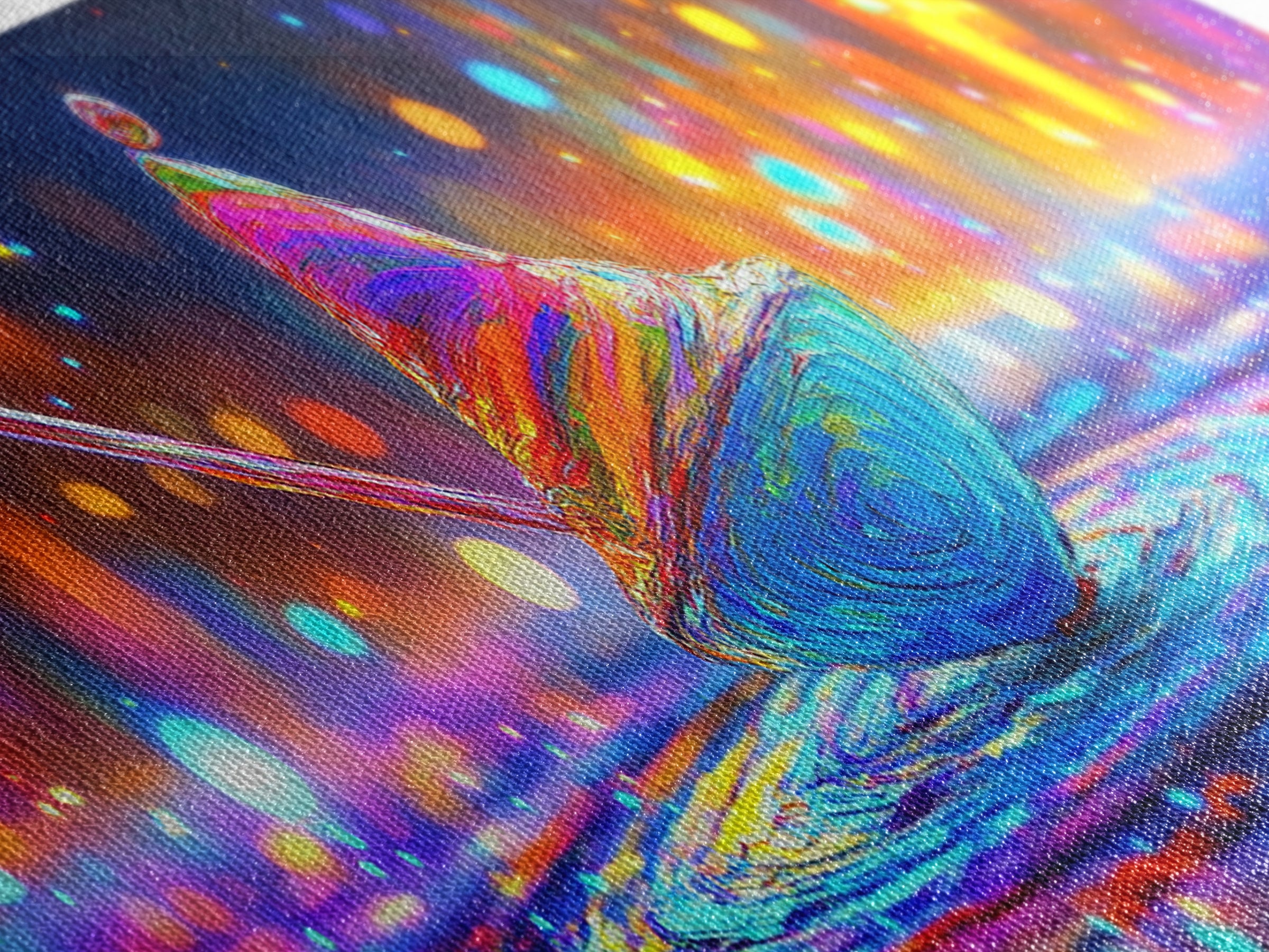 Rainbow Spinning Top Toy Wall Art, Whimsical Kids Room Canvas Print For Playroom Decor, Nursery Decor, And Unique Gift For Kids