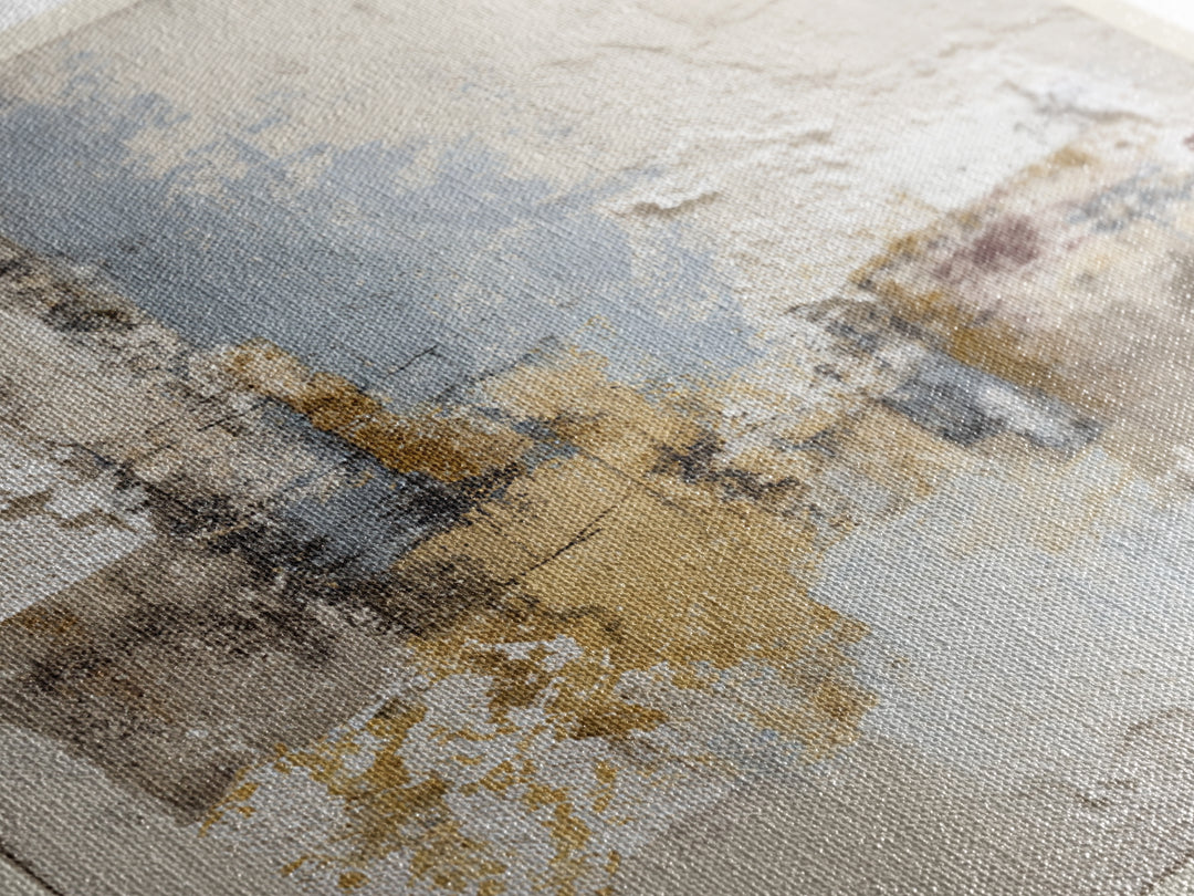 Minimal Two Figure Line Drawing Framed Canvas Print, Above Bed Art, Large Wall Art, Bedroom Decor, Fine Art, Serenity, ABA-1x1-8