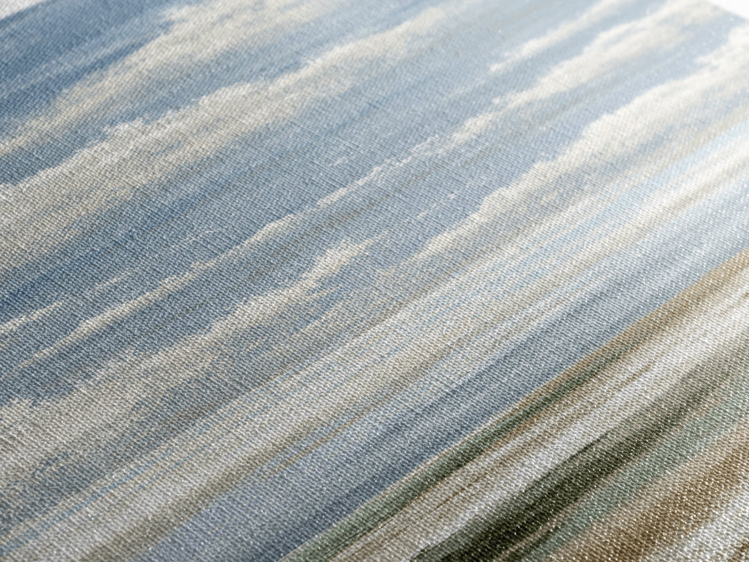Tranquil Cloudscape with Blush Undertones Canvas Print, Above Bed Art, Room Decor, Bedroom Decor, Fine Art, Serenity, ABA-1x3-17